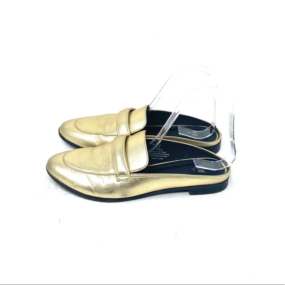 H&M Gold Mules
